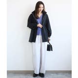 2wayタイプライターミドル丈ブルゾン/洗える | MK MICHEL KLEIN | 詳細画像28 