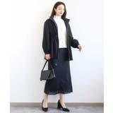 2wayタイプライターミドル丈ブルゾン/洗える | MK MICHEL KLEIN | 詳細画像31 