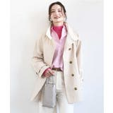 ベージュ | テントライン ツイルコート/洗える | MK MICHEL KLEIN