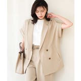 [洗える]リネンライクストレッチ フレンチスリーブジャケット | MK MICHEL KLEIN | 詳細画像23 
