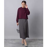 バッグファスナーデザイン ポンチカットソー/洗える | MK MICHEL KLEIN | 詳細画像11