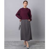 バッグファスナーデザイン ポンチカットソー/洗える | MK MICHEL KLEIN | 詳細画像13