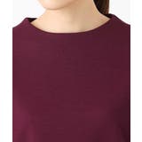 バッグファスナーデザイン ポンチカットソー/洗える | MK MICHEL KLEIN | 詳細画像18