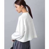 バッグファスナーデザイン ポンチカットソー/洗える | MK MICHEL KLEIN | 詳細画像2