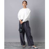 バッグファスナーデザイン ポンチカットソー/洗える | MK MICHEL KLEIN | 詳細画像3