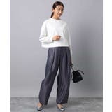 バッグファスナーデザイン ポンチカットソー/洗える | MK MICHEL KLEIN | 詳細画像4