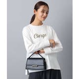 刺繍ロゴデザイン コットンロンT/洗える | MK MICHEL KLEIN | 詳細画像2