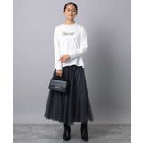 刺繍ロゴデザイン コットンロンT/洗える | MK MICHEL KLEIN | 詳細画像3