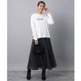 刺繍ロゴデザイン コットンロンT/洗える | MK MICHEL KLEIN | 詳細画像4