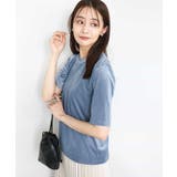 シアーベロアTシャツ/洗える | MK MICHEL KLEIN | 詳細画像1 