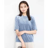 シアーベロアTシャツ/洗える | MK MICHEL KLEIN | 詳細画像2 