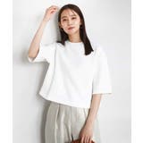 フクレジャガード五分袖プルオーバー/洗える | MK MICHEL KLEIN | 詳細画像1