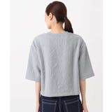 フクレジャガード五分袖プルオーバー/洗える | MK MICHEL KLEIN | 詳細画像12