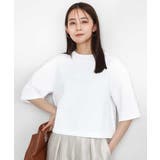 フクレジャガード五分袖プルオーバー/洗える | MK MICHEL KLEIN | 詳細画像2