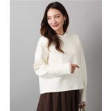 クロップド丈ダンボールフーディー/洗える | MK MICHEL KLEIN | 詳細画像1 