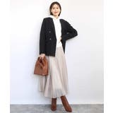 クロップド丈ダンボールフーディー/洗える | MK MICHEL KLEIN | 詳細画像19 