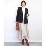 クロップド丈ダンボールフーディー/洗える | MK MICHEL KLEIN | 詳細画像20 