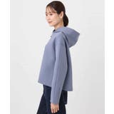 クロップド丈ダンボールフーディー/洗える | MK MICHEL KLEIN | 詳細画像28 