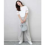 シアー切替えランタンスリーブカットソー/接触冷感/洗える | MK MICHEL KLEIN | 詳細画像15