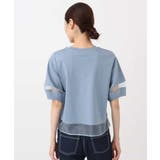 シアー切替えランタンスリーブカットソー/接触冷感/洗える | MK MICHEL KLEIN | 詳細画像24