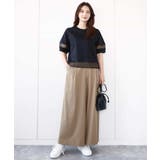 シアー切替えランタンスリーブカットソー/接触冷感/洗える | MK MICHEL KLEIN | 詳細画像8