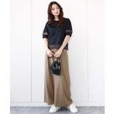 シアー切替えランタンスリーブカットソー/接触冷感/洗える | MK MICHEL KLEIN | 詳細画像9