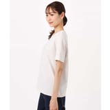 ビーズ刺繍ロゴTシャツ/洗える | MK MICHEL KLEIN | 詳細画像30