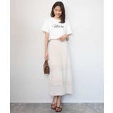 ビーズ刺繍ロゴTシャツ/洗える | MK MICHEL KLEIN | 詳細画像5