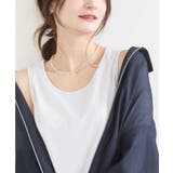 シルバー | ラメタンクトップ/UVカット/洗える | MK MICHEL KLEIN