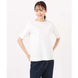 シルケットフライス半袖カットソー/洗える | MK MICHEL KLEIN | 詳細画像32