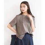 ニュアンス配色コットンロゴTシャツ/洗える | MK MICHEL KLEIN | 詳細画像2 
