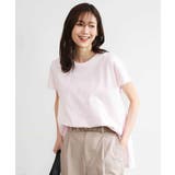 [洗える]ニュアンスロゴ フレンチスリーブTシャツ | MK MICHEL KLEIN | 詳細画像7 