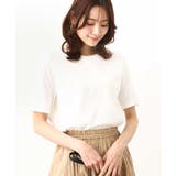 ホワイト | 発泡プリントロゴTシャツ/洗える | MK MICHEL KLEIN