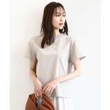 ベージュ | ベーシックロゴTシャツ/洗える | MK MICHEL KLEIN
