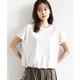 裾ドロストデザインカットソー/接触冷感/洗える | MK MICHEL KLEIN | 詳細画像12 