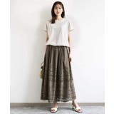 裾ドロストデザインカットソー/接触冷感/洗える | MK MICHEL KLEIN | 詳細画像13 