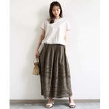 裾ドロストデザインカットソー/接触冷感/洗える | MK MICHEL KLEIN | 詳細画像14 