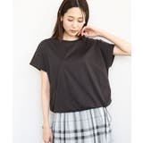 裾ドロストデザインカットソー/接触冷感/洗える | MK MICHEL KLEIN | 詳細画像16 