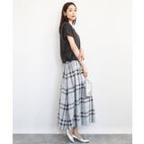 裾ドロストデザインカットソー/接触冷感/洗える | MK MICHEL KLEIN | 詳細画像17 