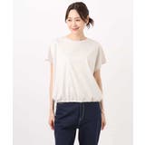 裾ドロストデザインカットソー/接触冷感/洗える | MK MICHEL KLEIN | 詳細画像19 