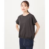 裾ドロストデザインカットソー/接触冷感/洗える | MK MICHEL KLEIN | 詳細画像29 