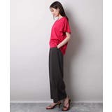 フレアースリーブ天竺カットソー/接触冷感/洗える | MK MICHEL KLEIN | 詳細画像14