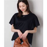 フレアースリーブ天竺カットソー/接触冷感/洗える | MK MICHEL KLEIN | 詳細画像2