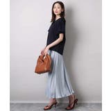 フレアースリーブ天竺カットソー/接触冷感/洗える | MK MICHEL KLEIN | 詳細画像4