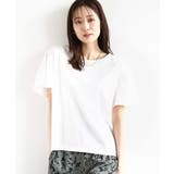 フレアースリーブ天竺カットソー/接触冷感/洗える | MK MICHEL KLEIN | 詳細画像6