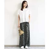 フレアースリーブ天竺カットソー/接触冷感/洗える | MK MICHEL KLEIN | 詳細画像7