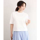 [洗える]ドット調アイレット レースTシャツ | MK MICHEL KLEIN | 詳細画像15 