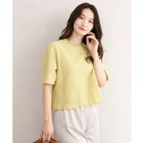 [洗える]ドット調アイレット レースTシャツ | MK MICHEL KLEIN | 詳細画像3 