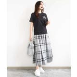 イニシャル刺繍コットンTシャツ/UVカット/接触冷感/洗える | MK MICHEL KLEIN | 詳細画像5
