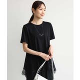 [洗える]イレヘムレースデザインカットソー | MK MICHEL KLEIN | 詳細画像17 